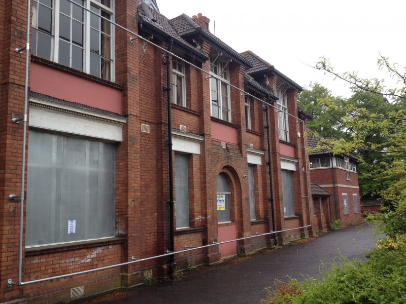 Front Elevation Boarded up